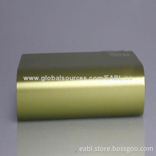 Dual-output Power Bank, 12,000mAh Capacity for Most Phones/Digital Product, Aluminum Alloy Housing
